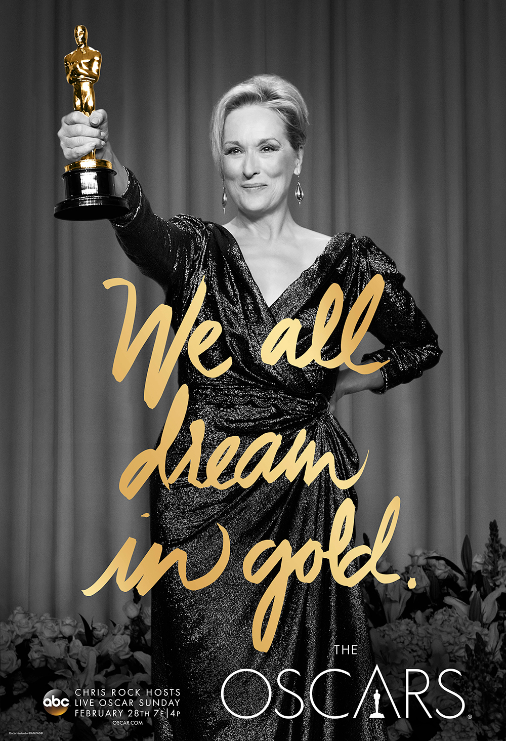 We All Dream in Gold 2016 Oscar Posters Oscars 2016 Photos 88th