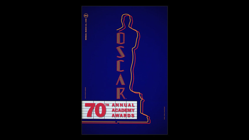 70th Academy Awards 1998 Oscar Ceremony Posters Oscars 2020 Photos