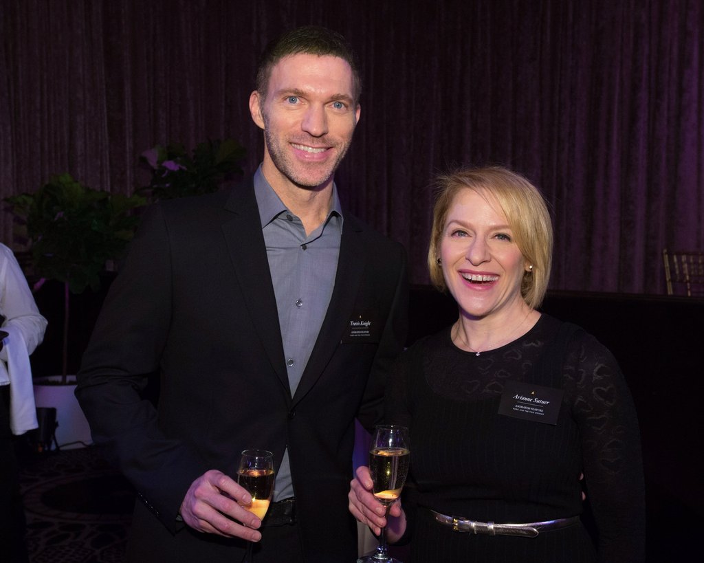 Travis Knight and Arriane Sutner 2017 Oscars Nominee Luncheon Oscars